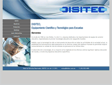 Tablet Screenshot of disitec.com.mx